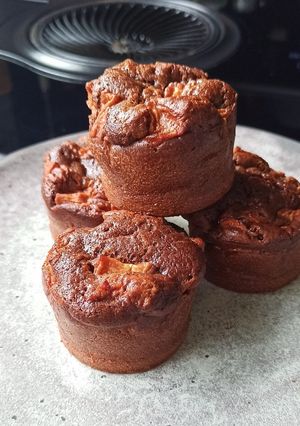 Une photo de Muffins pommes chocolat