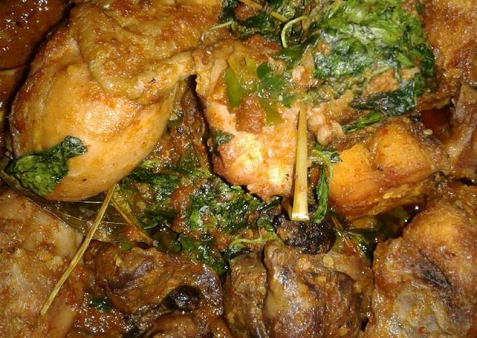 Ayam rica daun kemangi simple