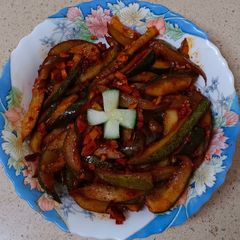 A picture of Spicy cucumber.