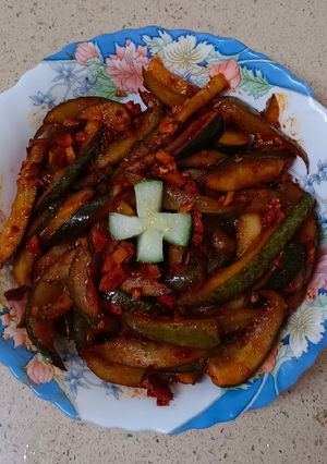 A picture of Spicy cucumber.