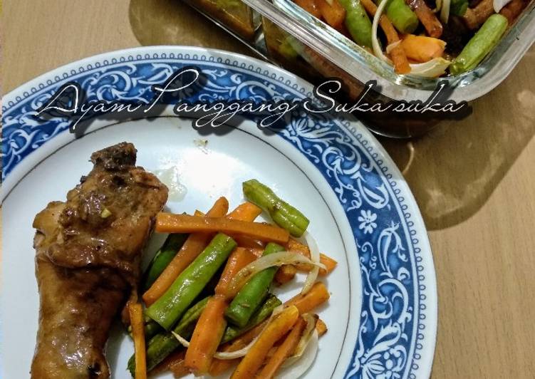 Resep Ayam Panggang Suka suka yang Bikin Ngiler