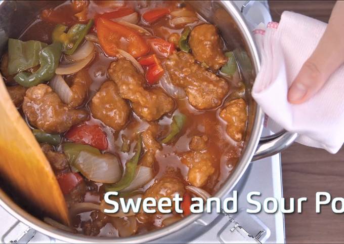 Recipe of Award-winning Su-Buta (Sweet and Sour Pork) ★Recipe Video★