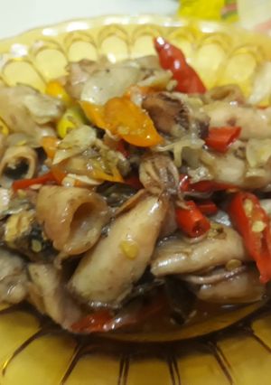 Foto resep Cumi baby pelangi