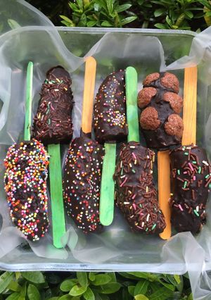 Foto resep Frozen Chocolate Banana