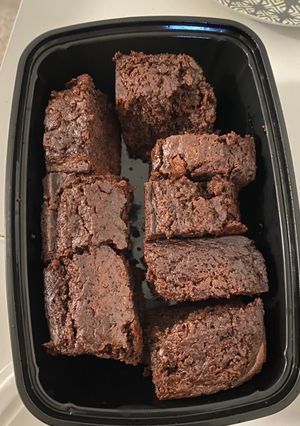 Yummylicious chocolate fudge brownie in just 30 mins!!! রেসিপির প্রধান ছবি