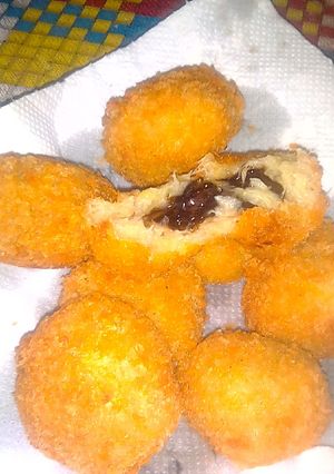 Foto resep Bola-bola pisang isi coklat lumer