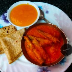A picture of Drumstick Curry.