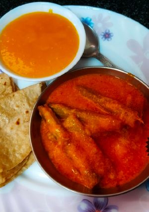 A picture of Drumstick Curry.