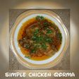Simple chicken qorma