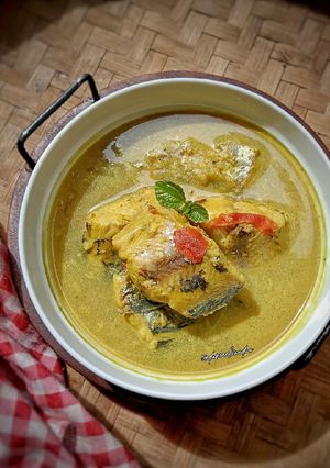 Foto resep Tenggiri asam kuah kuning (tanpa santan)