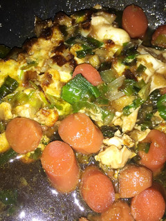 Foto resep Telor ceplok sosis viral