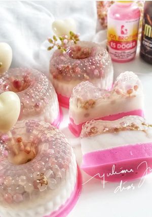 Foto resep Puding Mini Bunga Edible