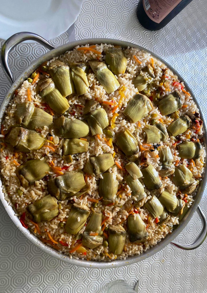 Una foto de Arroz con verduras