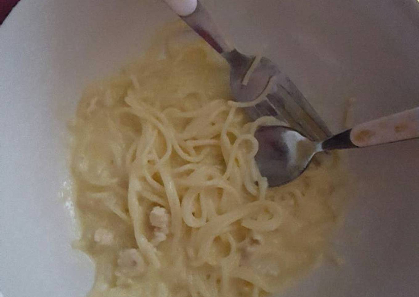 Spageti carbonara mpasi 1y+