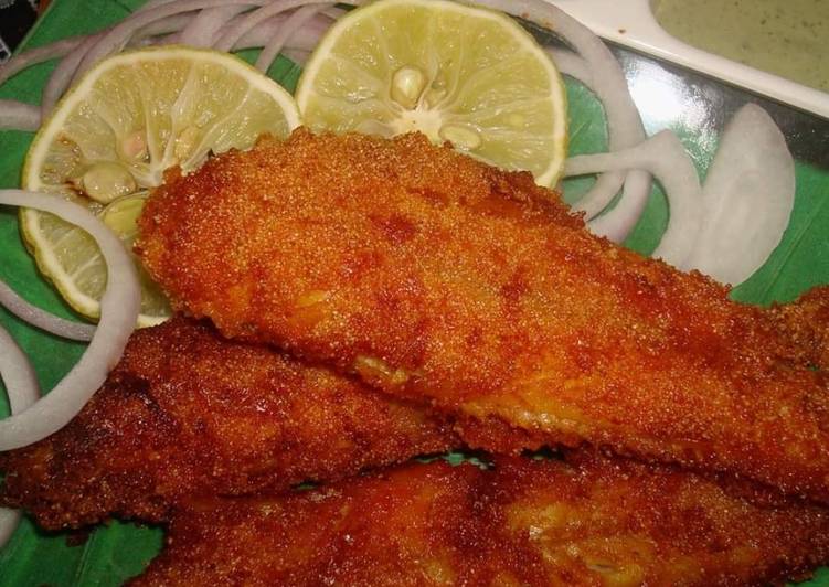 Fried fish with My own recipe