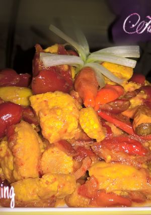 Foto resep Kulit Melinjo Santan kuning
