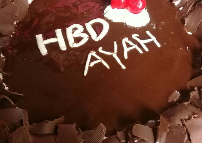 Wajib coba! Resep gampang membuat Kue Ultah Simple Lembut  gurih