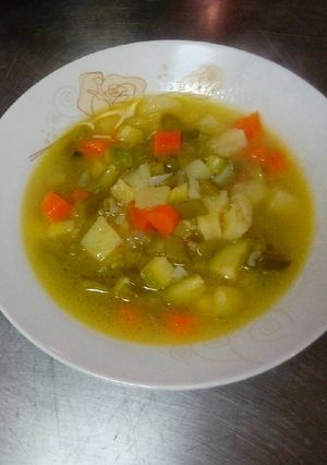 صورة لوصفة شوربة الخضار