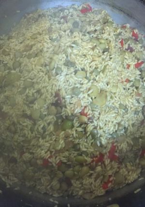 Una foto de Moro de Guandules