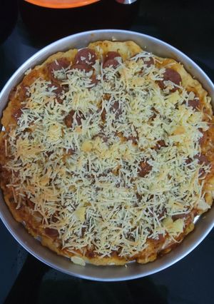 Foto resep Pizza 2 bahan tanpa proofing