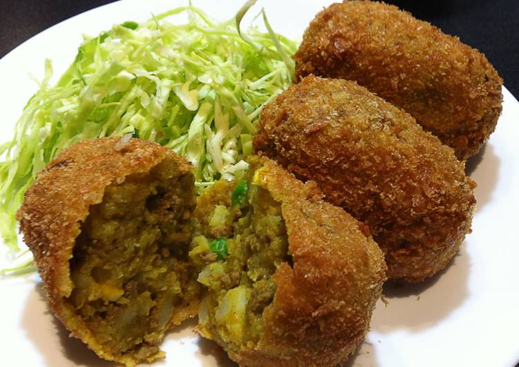 Easy Cheap Dinner Curry ‘Korokke’