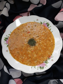 عکسی از دستور سوپ برنج