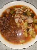 Pork with Zucchini and Corn