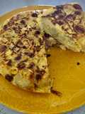 Tortilla de papas con salchichas
