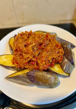 Gambar Terung goreng berlada