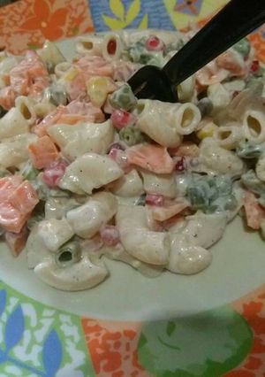 A picture of Macaroni salad.