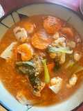 Sour Curry with Shrimp and Mixed Vegetables (Kaeng Som Goong Pak Ruam)