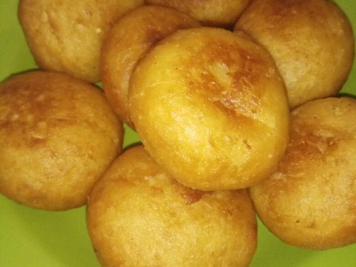 Anti Ribet, Buat Donat Tepung Ketan Isi Kacang Yang Enak