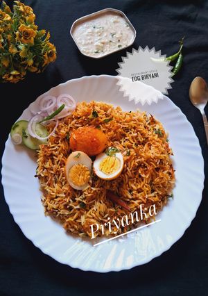 रेस्टोरेंट स्टाइल अंडा बिरयानी (Restaurant style egg biryani recipe in hindi) रेसिपी मुख्य फोटो