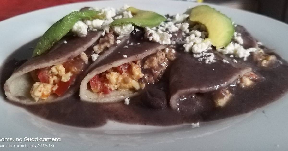 Enfrijoladas mexicanas Receta de Alisandra- Cookpad