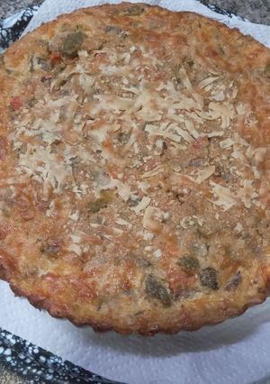 Una foto de Tarta 🥧 de Zapallitos de dos Harinas