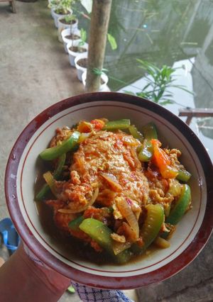 Foto resep Telor ceplok masak kecap