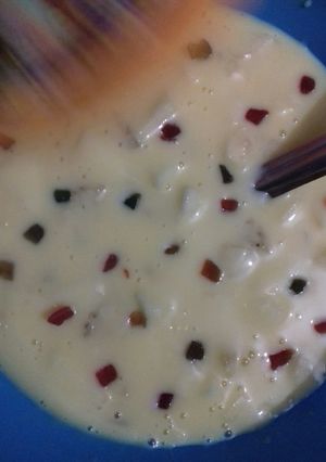 A picture of Fruit Custard.