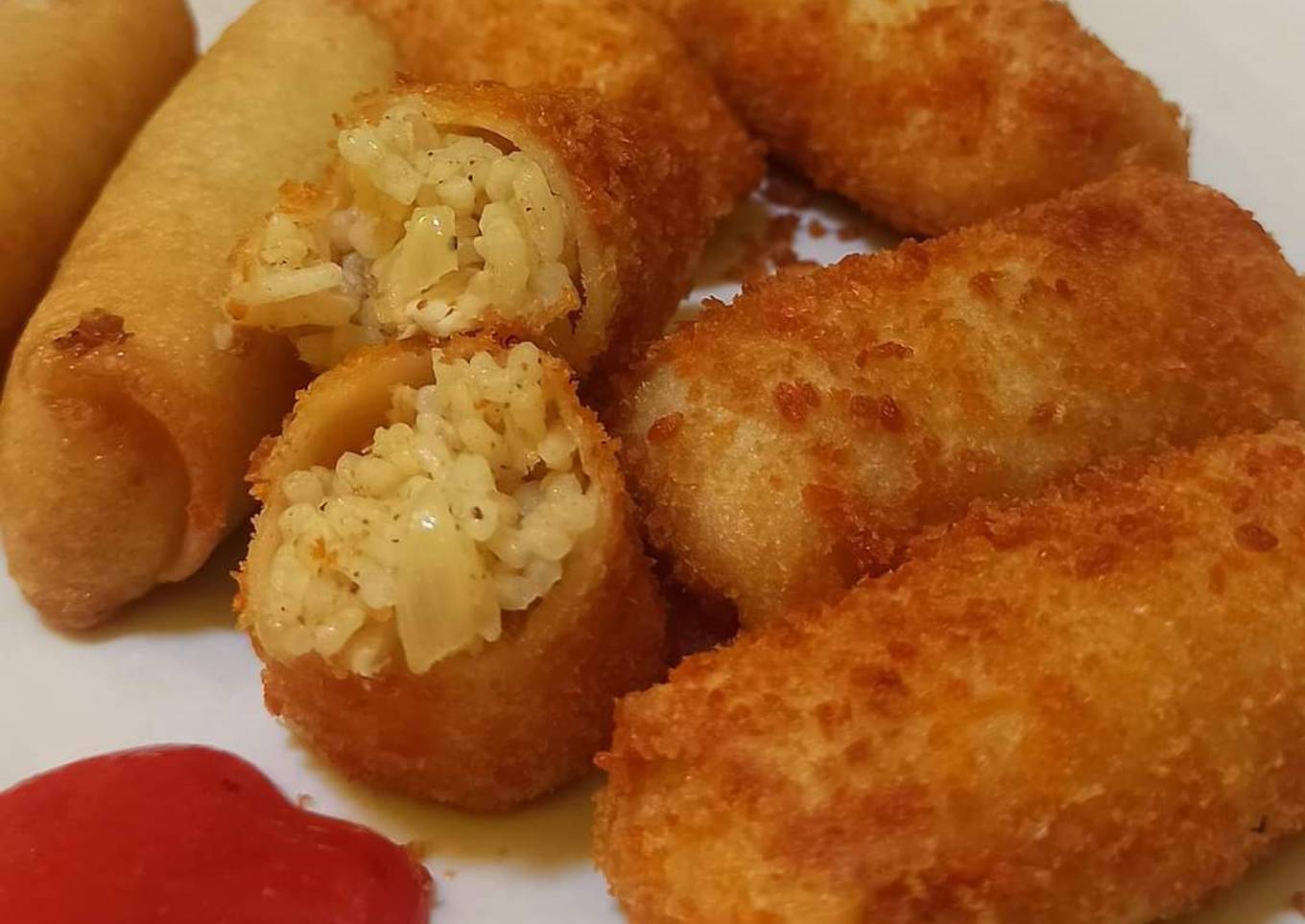 Resep Risol nasi kari ayam yang Menggugah Selera