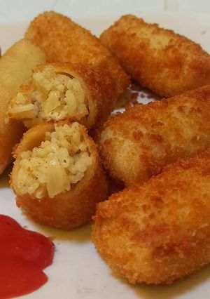 Foto resep Risol nasi kari ayam
