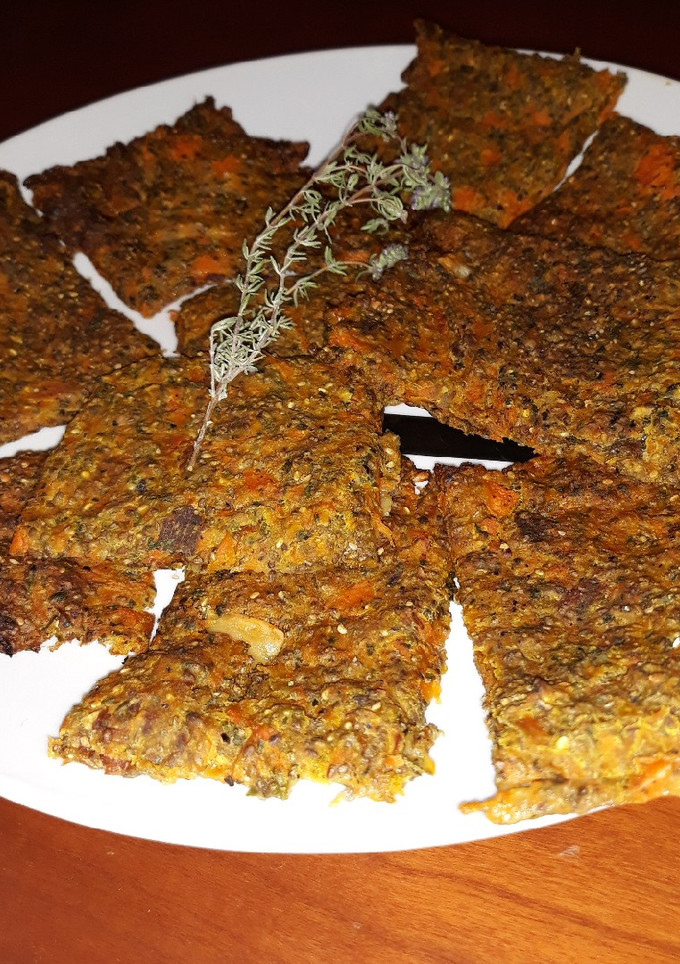 Una foto de Galletas crujientes de verduras