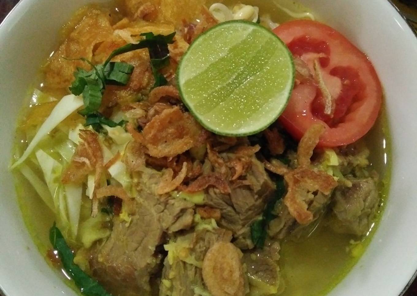 Soto Daging Kuah Bening