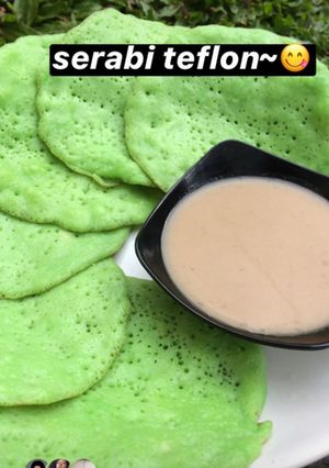 Foto resep Serabi Teflon Kuah Kinca