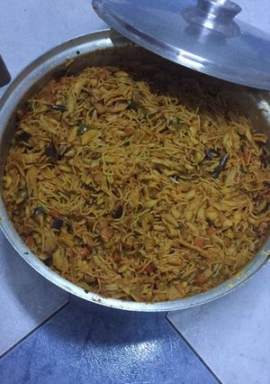 صورة لوصفة معكرونة بالخضار