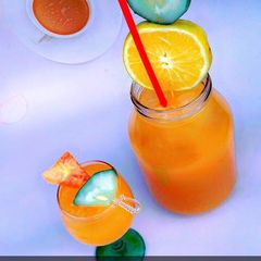 A picture of Mix fruit juice🥤.