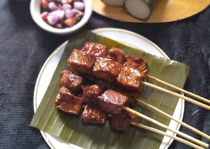 Ternyata begini lho! Bagaimana cara buat Sate Maranggi Daging Cubes🍢 hidangan Hari Raya dijamin nagih banget