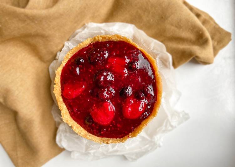 Mixed berries no bake cheesecake