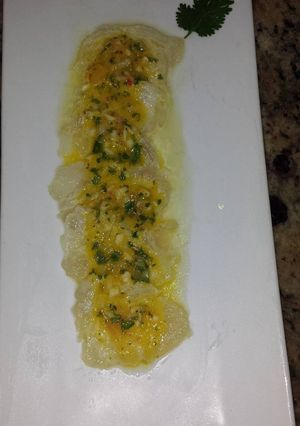 Una foto de Tiradito de dorado
