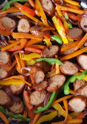 A picture of Sausage Stir Fry.