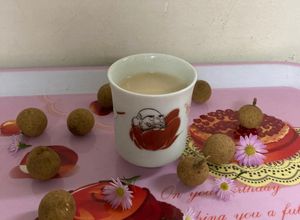 Hình của món Sữa hạt hạnh nhân chà là.