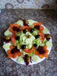 صورة لوصفة سلاطة مشكلة